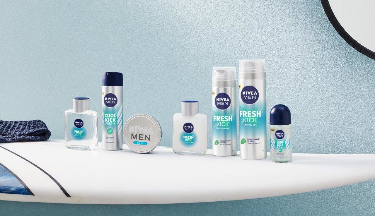 NIVEA MEN FRESH KICK: Ενυδατώνει την επιδερμίδα αφήνοντας αίσθηση φρεσκάδας και αναζωογόνησης