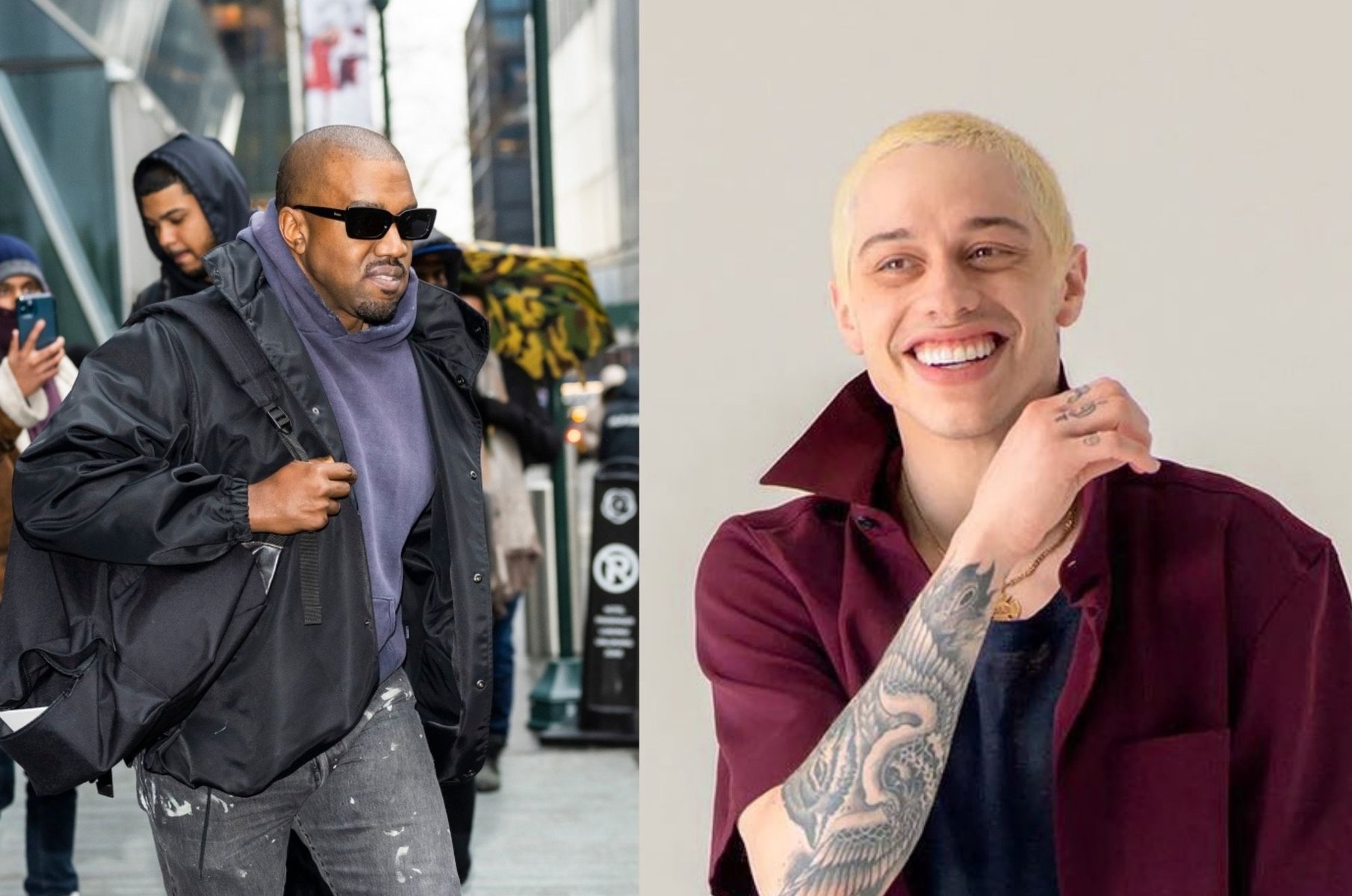 Pete Davison vs Kanye West: Τα baggy jeans του νυν και οι μαύρες μπότες του πρώην της Kardashian