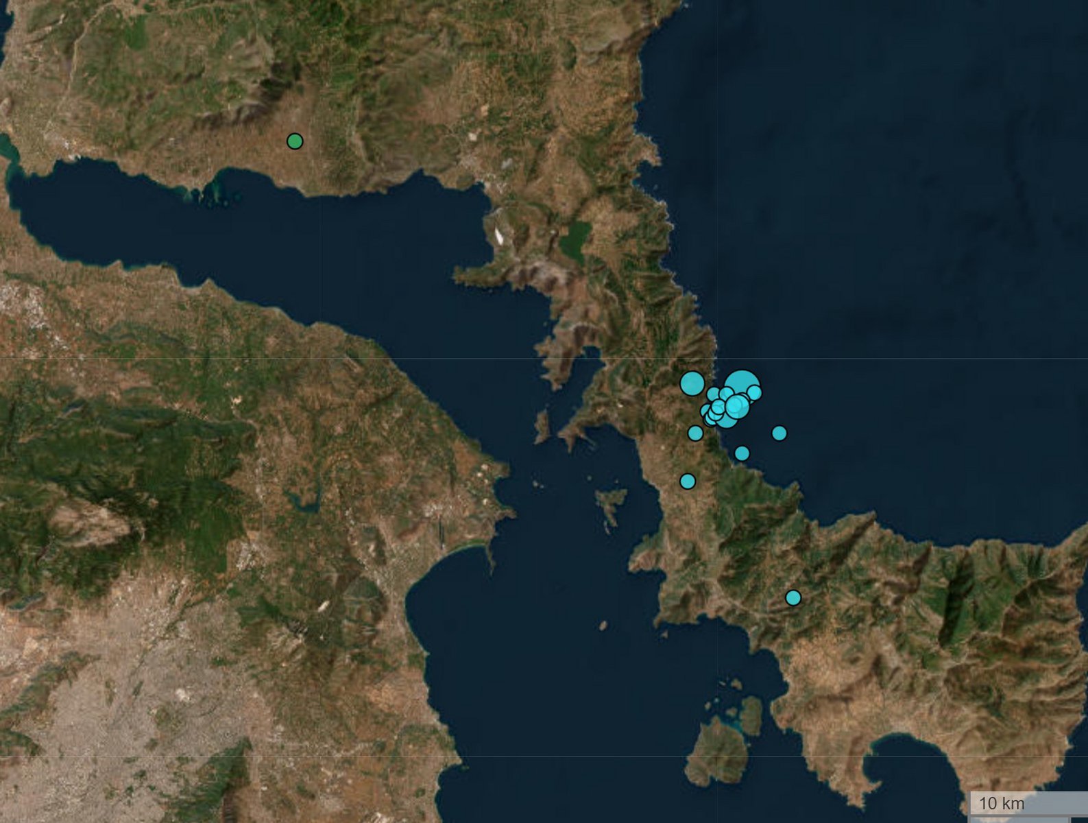 Σεισμός 4,8 Ρίχτερ στην Αταλάντη – Έγινε αισθητός στην Αθήνα