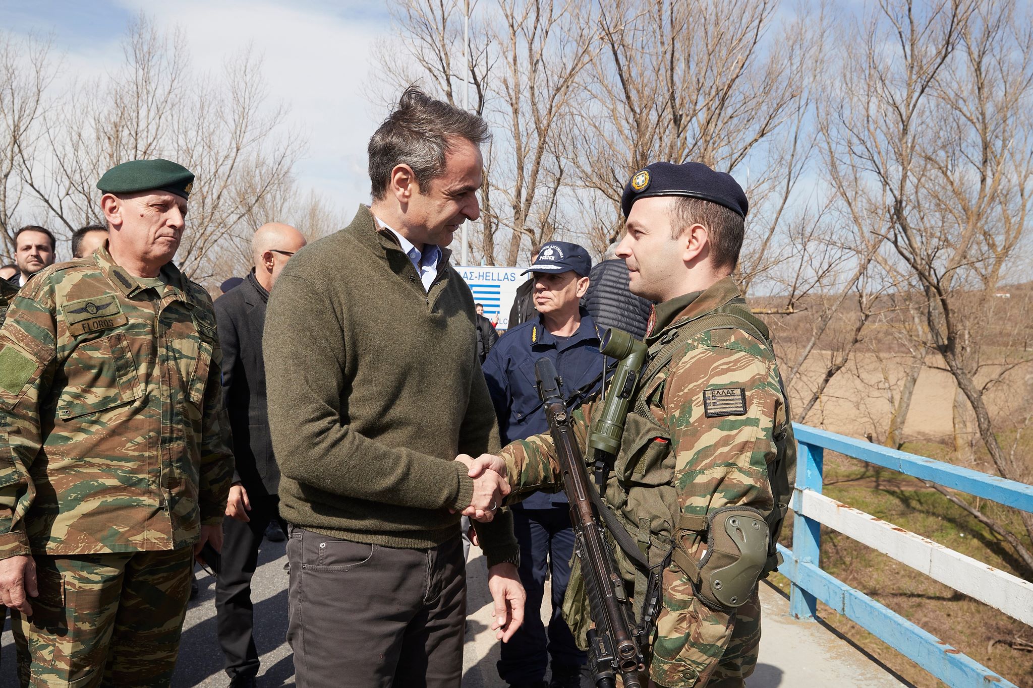 Στον Εβρο ο Μητσοτάκης για την υπογραφή επέκτασης 35 χλμ. του φράχτη