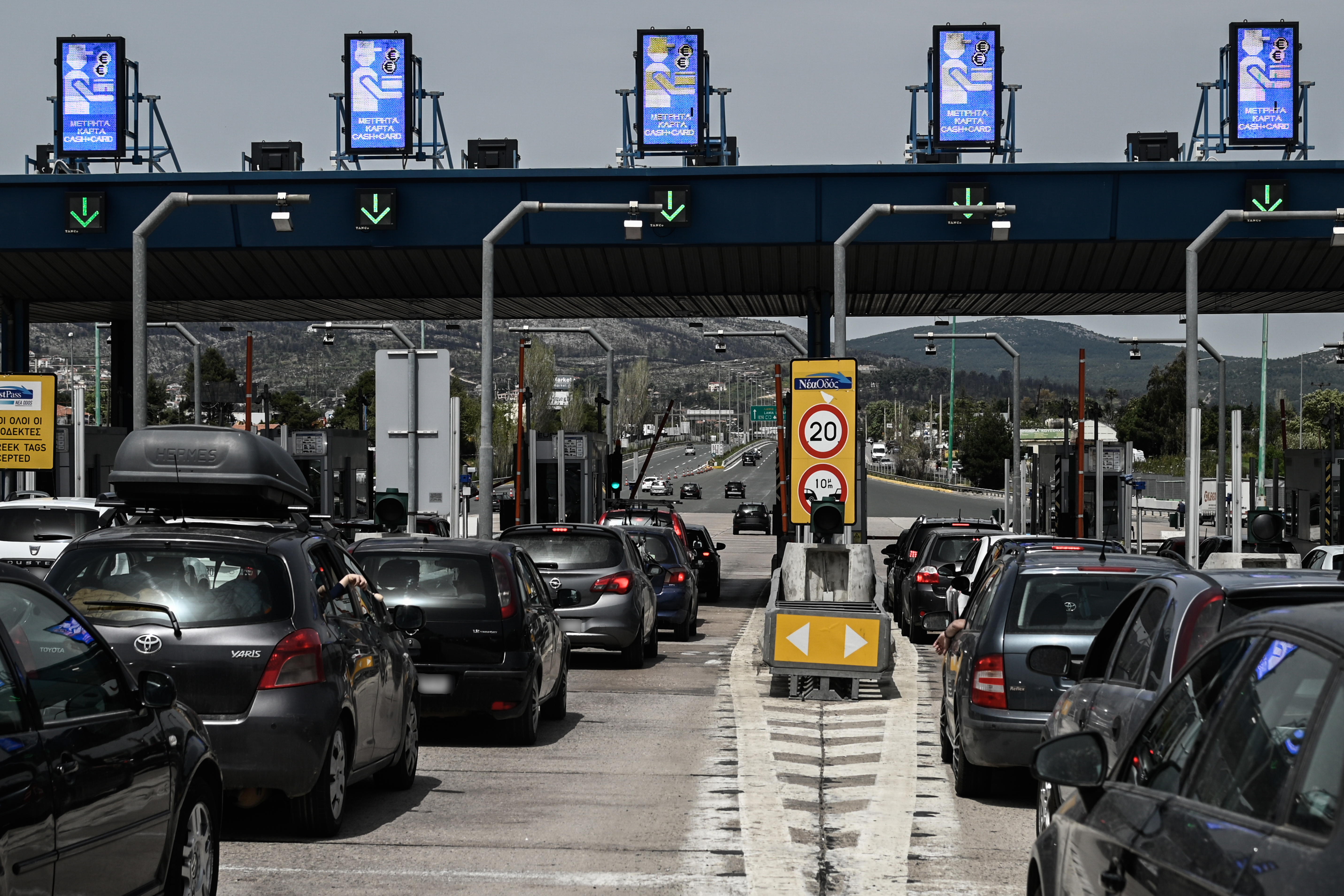 Δωρεάν η διέλευση από τα διόδια για ψηφοφόρους και εκλογικούς αντιπροσώπους