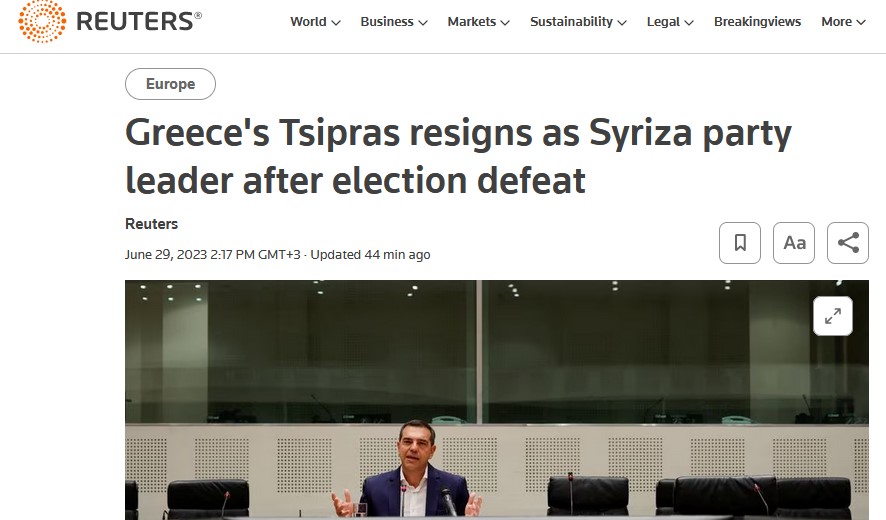 reuters tsipras
