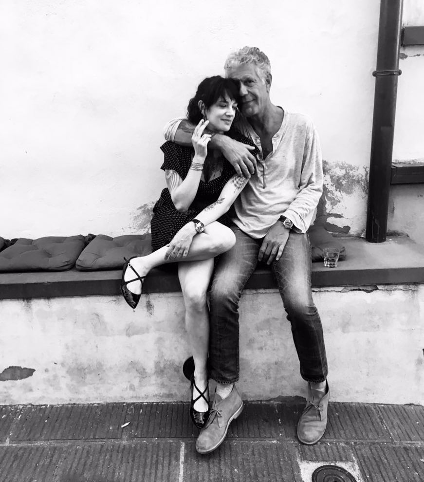 Bourdain, happy