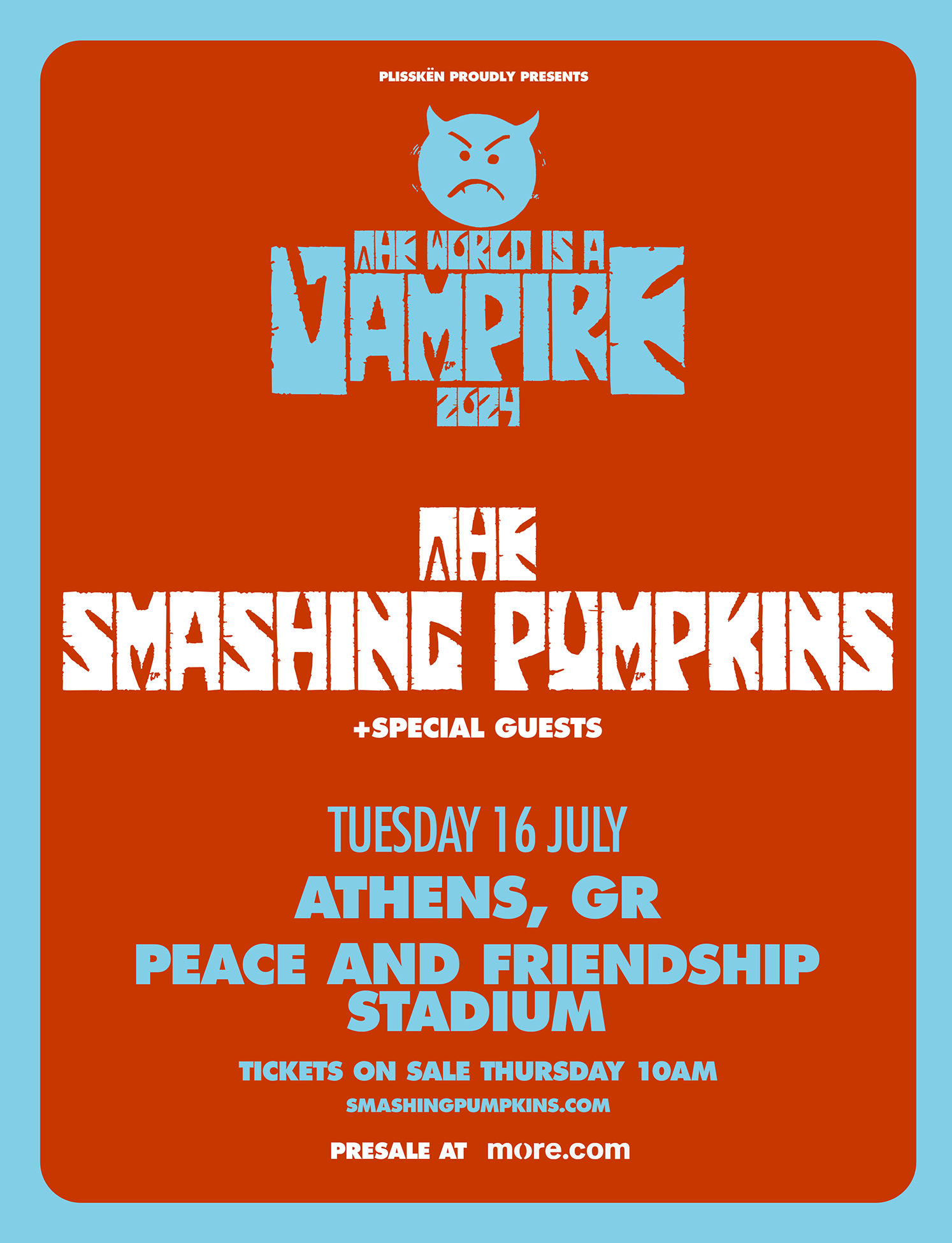 Οι Smashing Pumpkins στην Αθήνα!