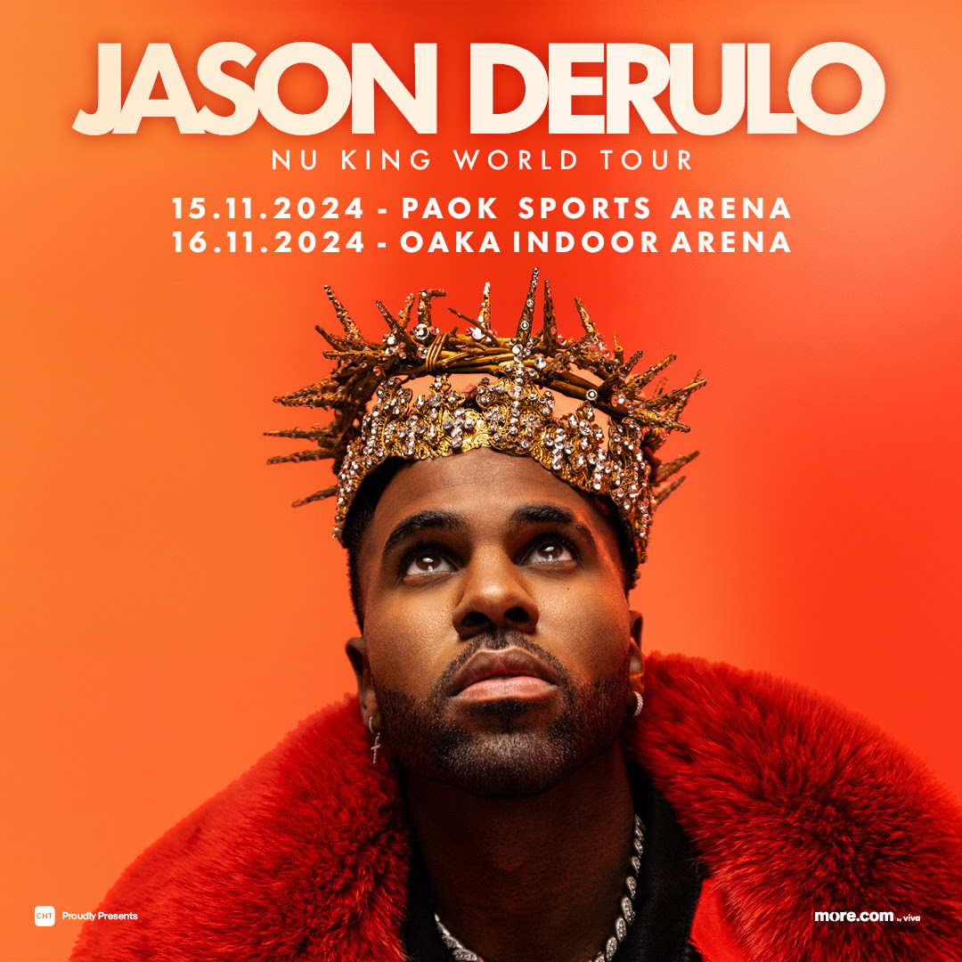Ο Jason Derulo έρχεται για 2 συναυλίες στην Ελλάδα