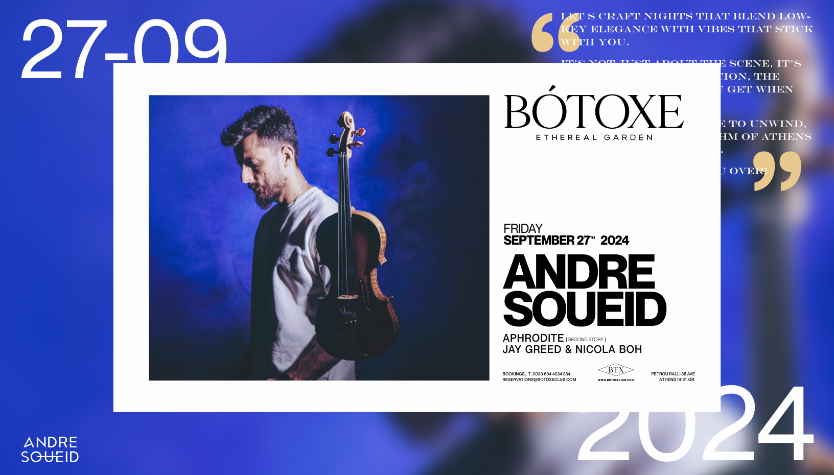 Andre Soueid Live at Botoxe